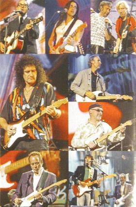 Various Artists 'The Strat Pack' UK DVD booklet back sleeve