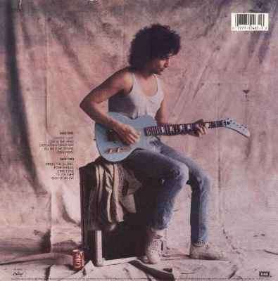 Billy Squier 'Enough Is Enough' UK LP back sleeve