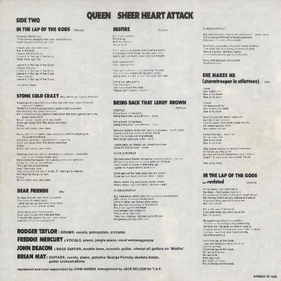 USA LP inner sleeve