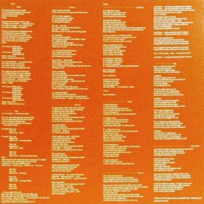 Queen 'The Works' UK LP inner sleeve