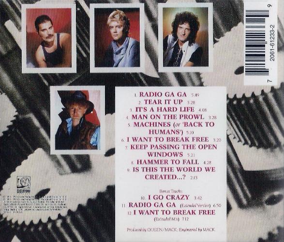 USA CD back sleeve