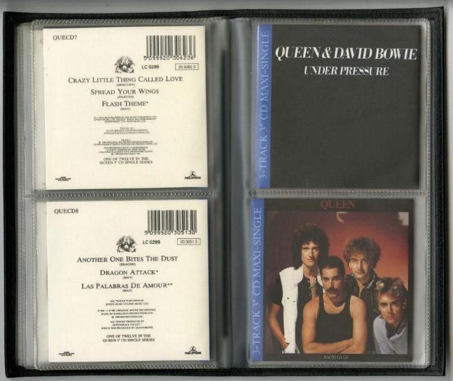 Queen 'The 3" CD Singles' Germany boxed set inner