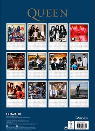 Official 2019 calendar back