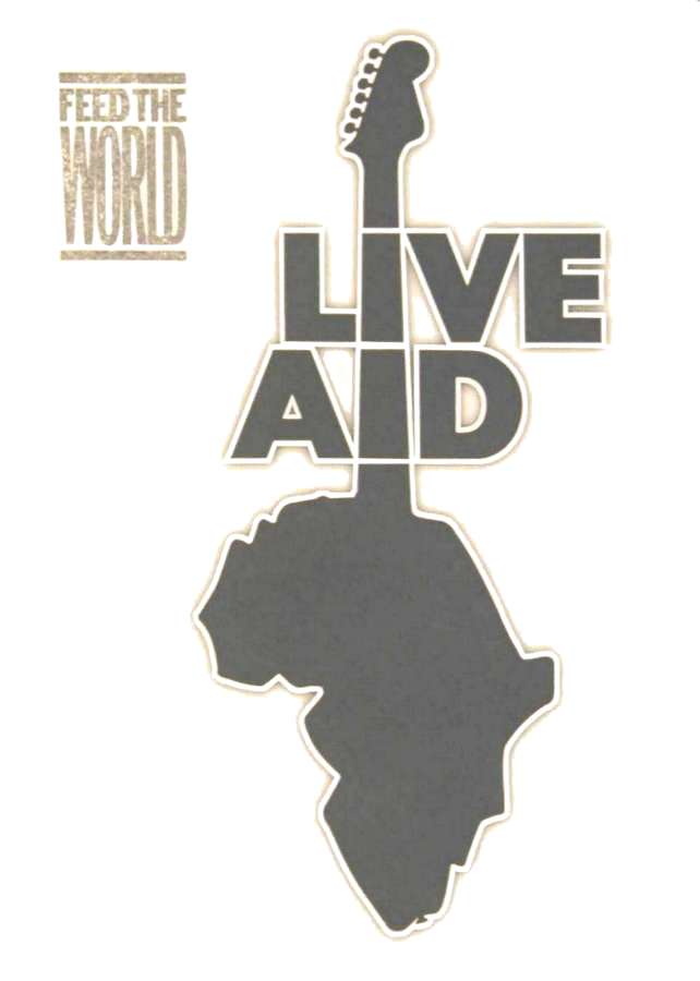 Various Artists 'Live Aid' UK DVD inner sleeve