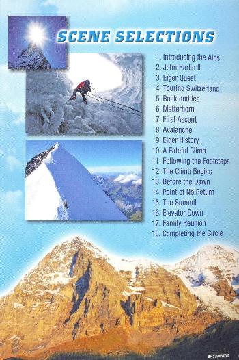 'The Alps' UK DVD insert