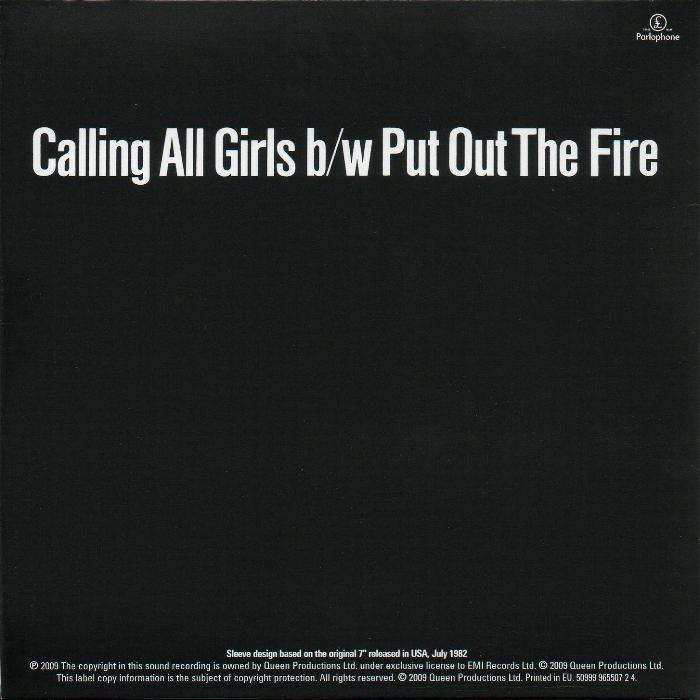 Queen 'Calling All Girls'