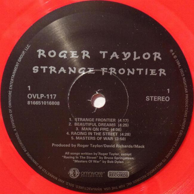 US 2015 coloured vinyl LP label