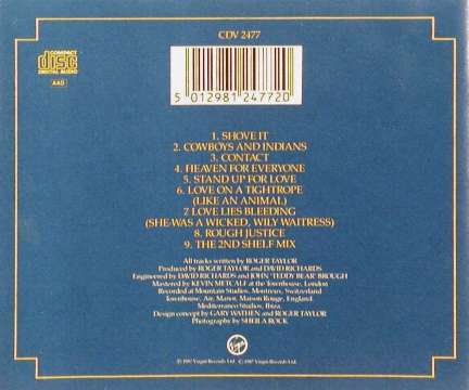 The Cross 'Shove It' UK CD back sleeve