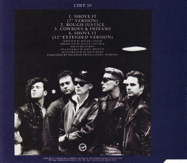 The Cross 'Shove It' UK CD back sleeve